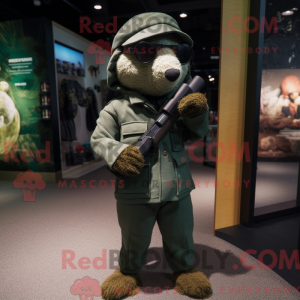 Sniper maskot kostume...