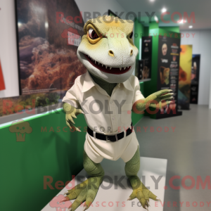 Hagedis mascotte kostuum...
