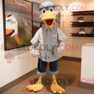 Figura de máscara de ganso...