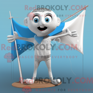 Postava maskota stříbrného...