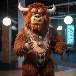 Minotaur-maskotdraktfigur...