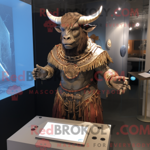 Minotaur-maskotdraktfigur...