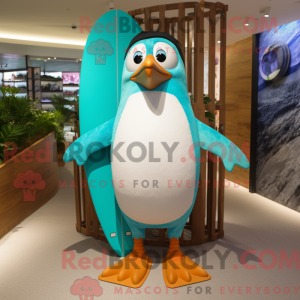 Disfraz de mascota pingüino...