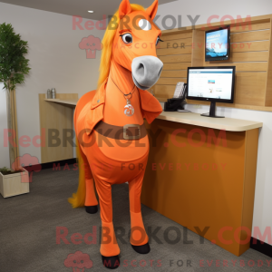 Maskottchenkostüm Orange...