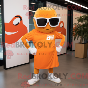Orange Pho maskot kostume...