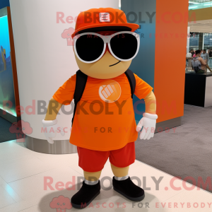 Orange Pho maskot kostume...