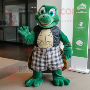 Forest Green Turtle maskot...