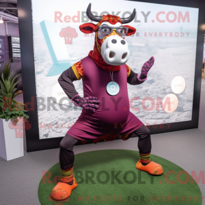 Maroon Jersey Cow...