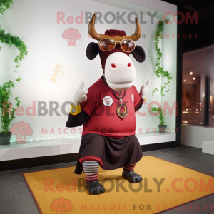 Maroon Jersey Cow...