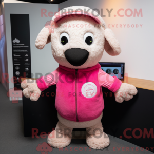 Disfraz de mascota de Pink...