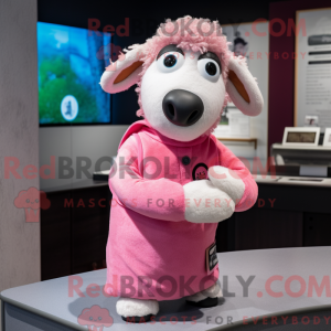 Maskottchenkostüm Rosa...