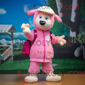 Disfraz de mascota de Pink...