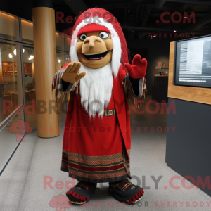 Red Chief maskot kostume...