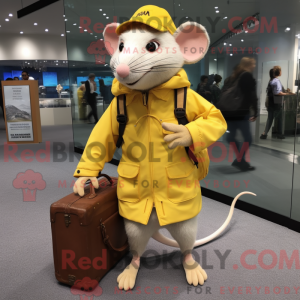 Mascotte de Rat jaune...