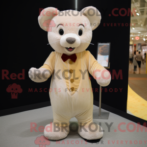 Cream Champagne maskot...