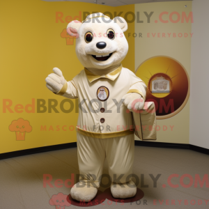 Cream Champagne mascot...