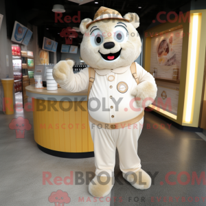 Cream Champagne mascot...