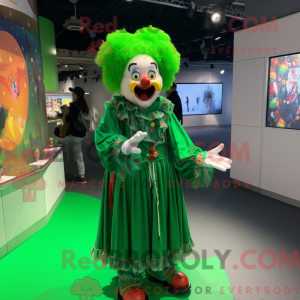 Forest Green Clown mascot...