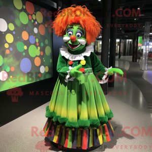 Bosgroene clown...