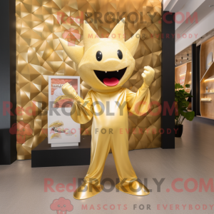 Guld Stingray maskot...