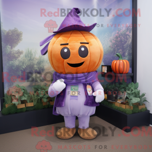 Lavendel gresskar maskot...