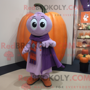 Lavendel gresskar maskot...
