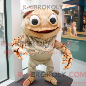 Figura krabbemaskotdrakt...