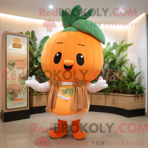 Orange Turnip mascot...