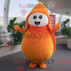 Orange majroe maskot...