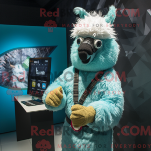 Costume mascotte de lama...