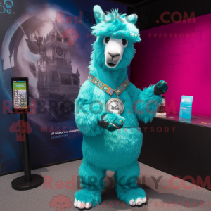 Costume mascotte de lama...
