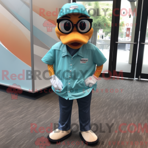 Postava maskota Teal...