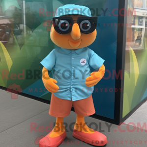 Disfraz de mascota de Teal...