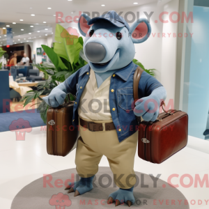 Postava maskota Navy Tapir...