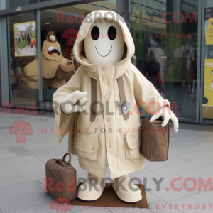Tan Ghost-maskotdraktfigur...