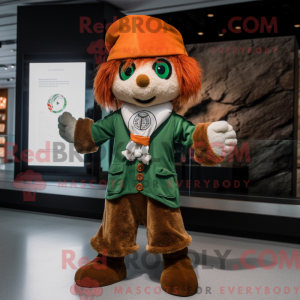 Rust irsk flagg maskot drak...