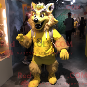 Mascotte de loup-garou...