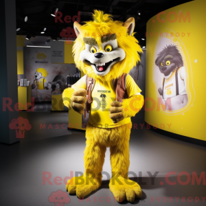 Mascotte de loup-garou...