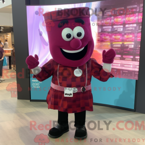 Magenta Lasagna mascot...