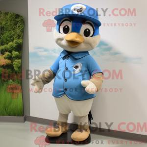 Costume de mascotte de geai...