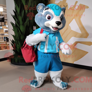 Sky Blue Badger...