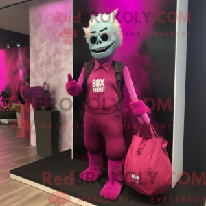 Magenta Undead máscara...