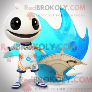 Costume mascotte de raie...