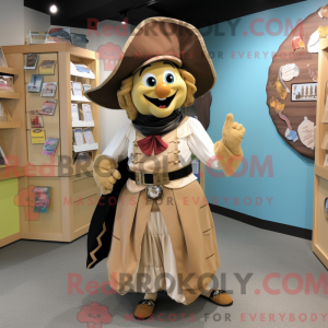 Postava maskota Tan Pirate...