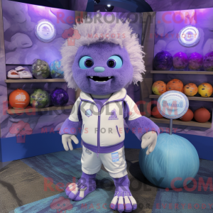 Lavendel kødboller maskot...