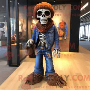 Rust Skull maskot drakt...