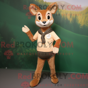 Máscara de Tan Roe Deer com...
