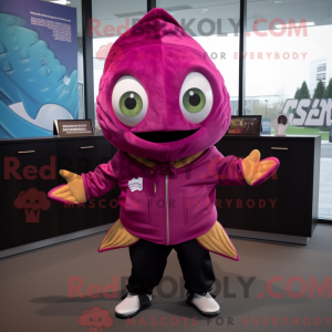 Magenta Fish Tacos maskot...