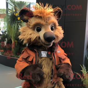 Rust Hyæne maskot kostume...
