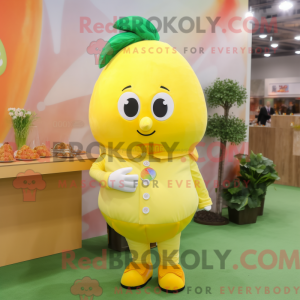 Citrongul Abrikos maskot...